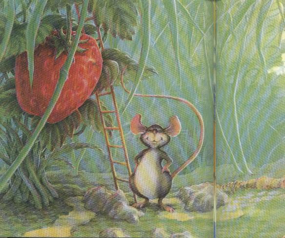 The Little Mouse, the Red Ripe Strawberry, and the Big Hungry Bear story telling time (04),绘本,绘本故事,绘本阅读,故事书,童书,图画书,课外阅读